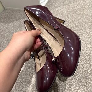 Chic Plum Mary Jane Heels
